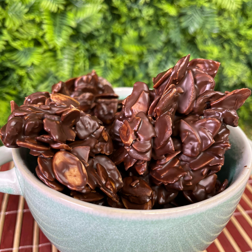 Crispie de chocolate amargo