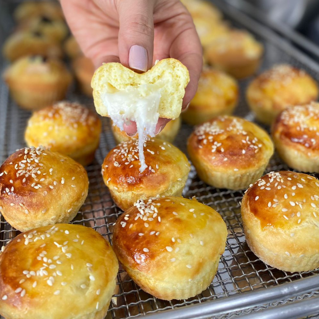 Pão de batata com queijo