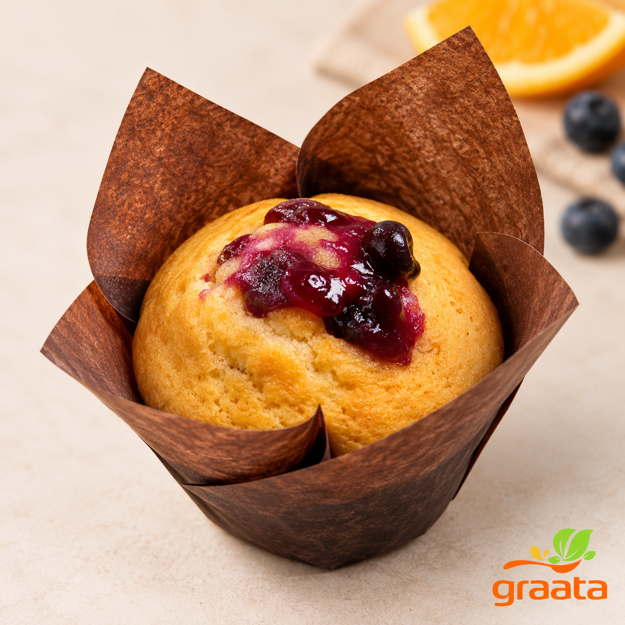 Muffins de blueberry