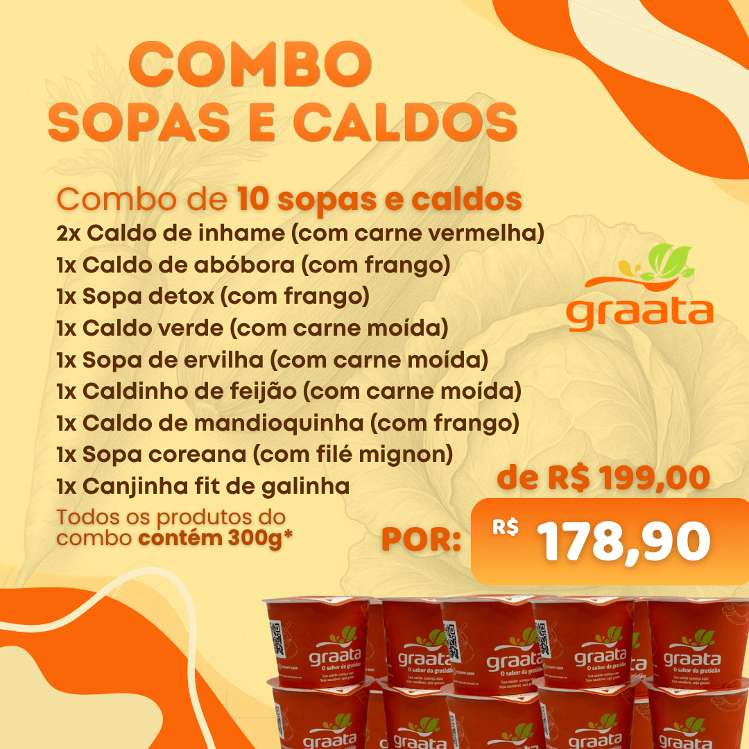 Combo sopas e caldos