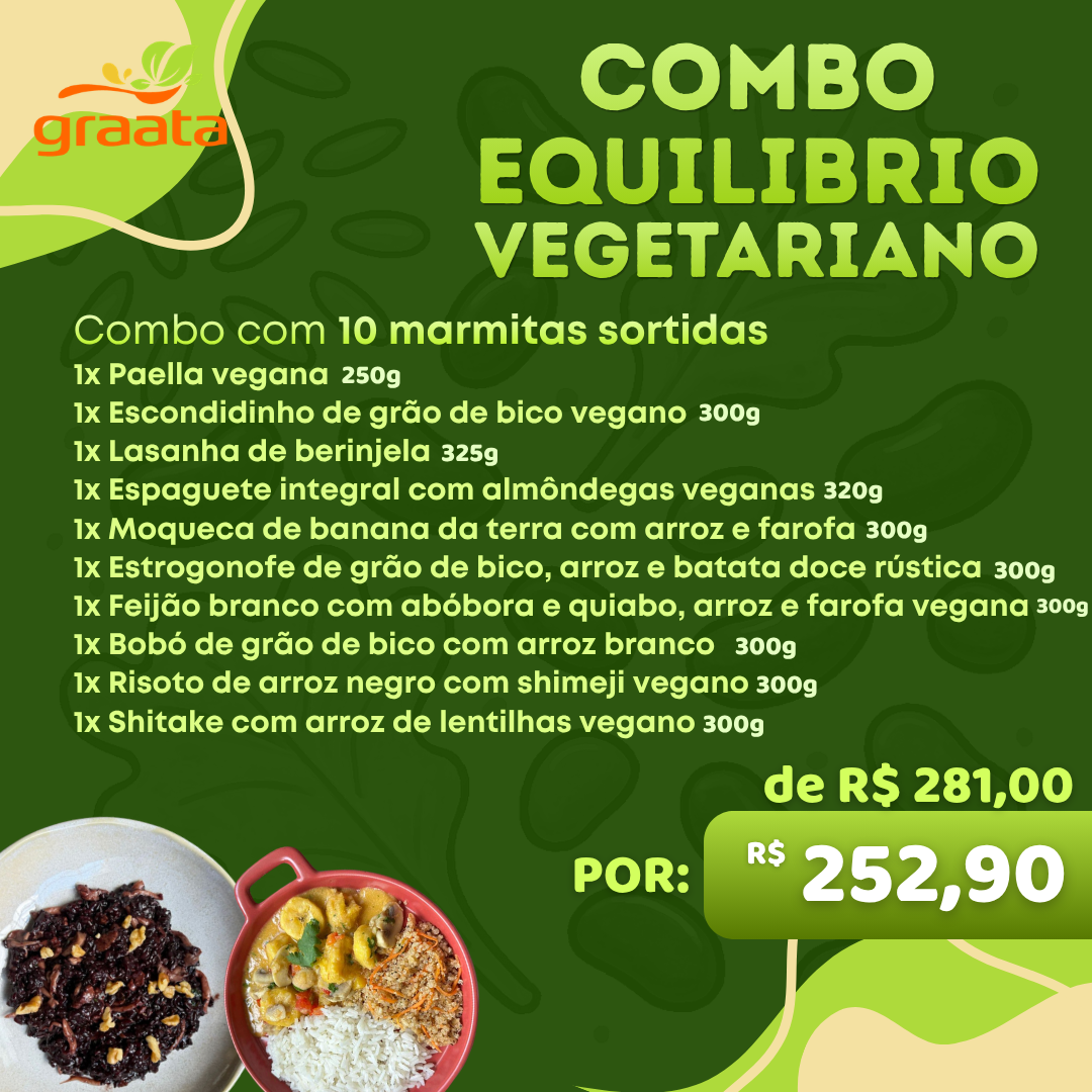 Combo Equilíbrio Vegetariano