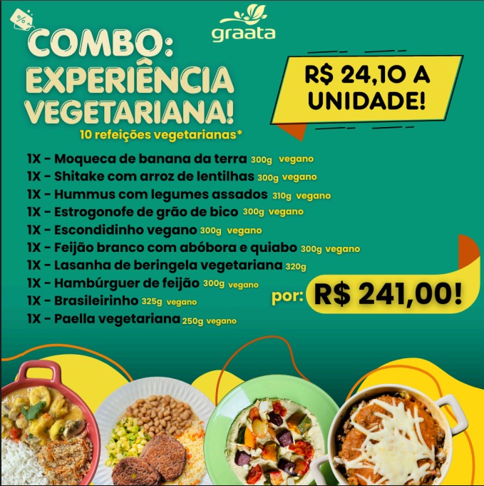 Combo Experiência Vegetariana