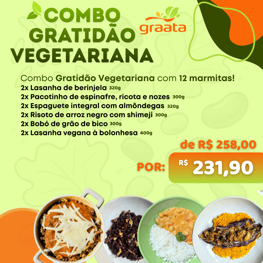 Combo Gratidão Vegetariano