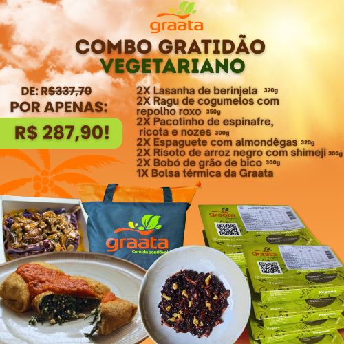 Combo Gratidão Vegetariano
