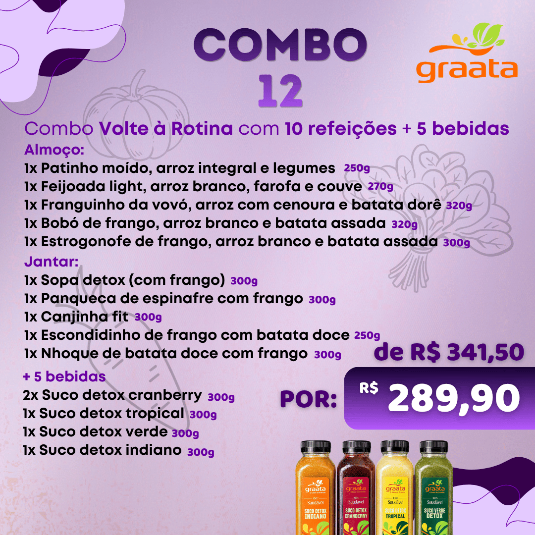 Combo volte à rotina