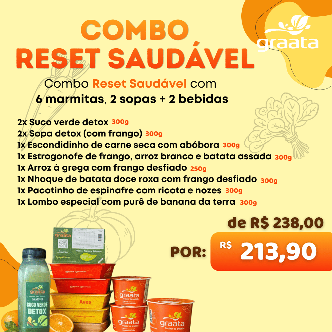 Combo reset saudável