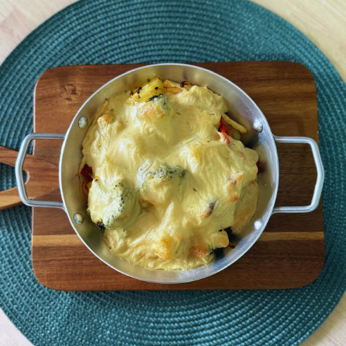 Ilusão de bacalhau cremoso